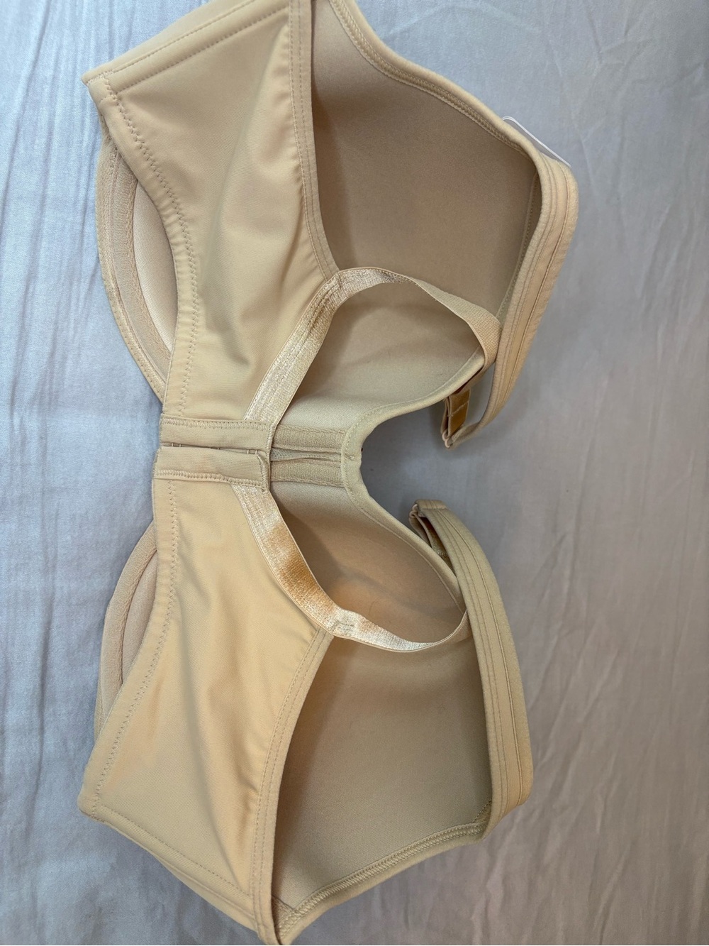 NWT Essential Bodywear 38F Nude Seamless T-Shirt Bra Full Coverage - Picture 3 of 7